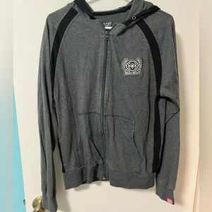 Zip up with a hoodie